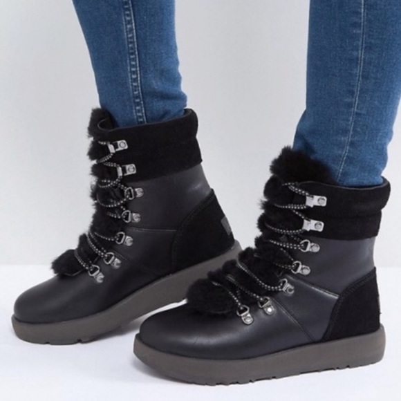 viki genuine sheepskin waterproof boot